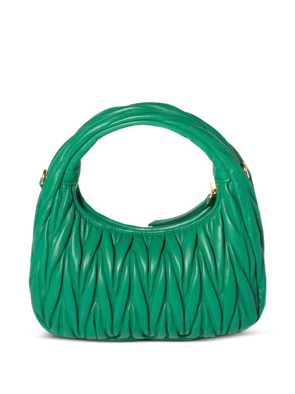 Miu Miu Leather Tote Bag Ivory