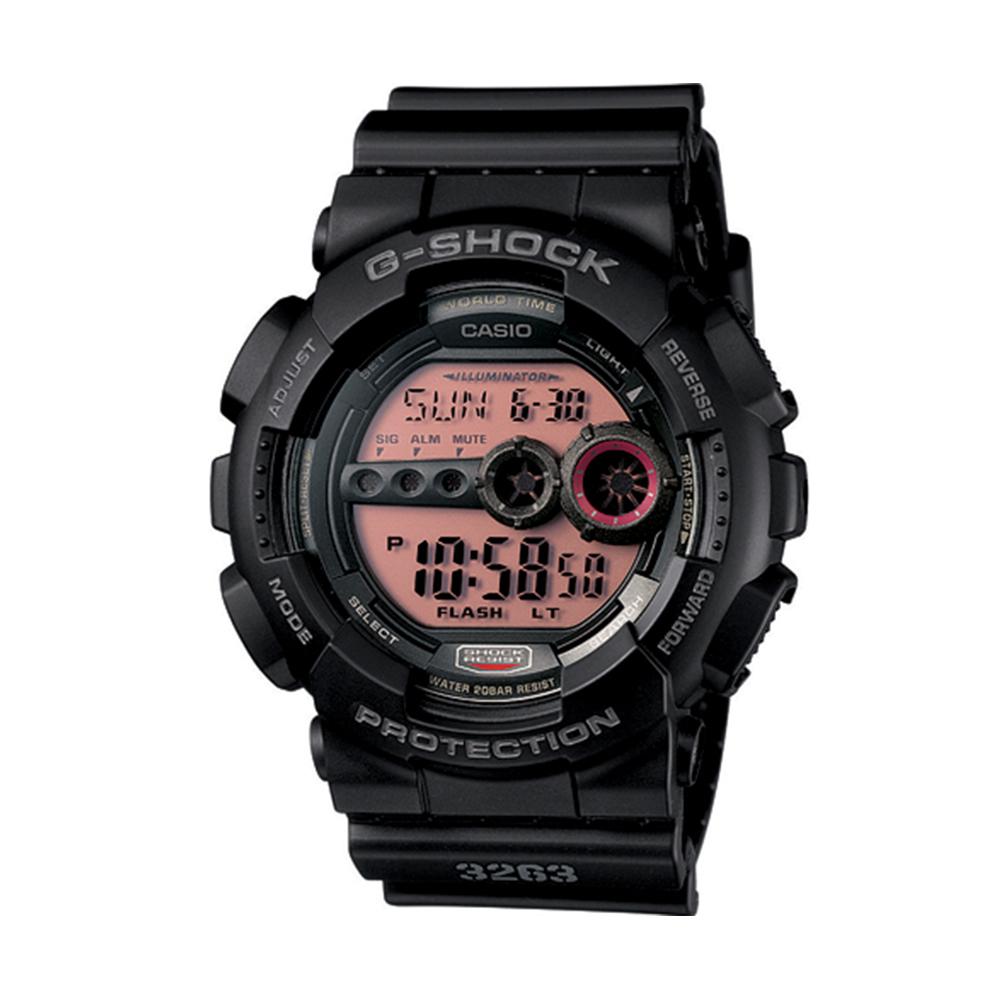 G Shock Men’s Resin Sports Watch Rubber Strap Black Watch GD 100MS 1