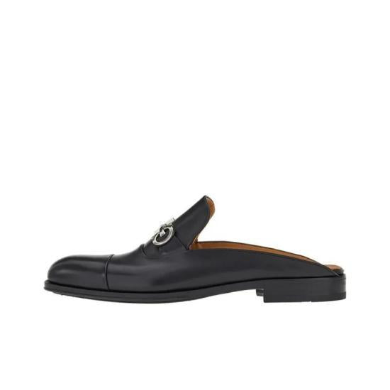 Ferragamo Leather Loafers for Men 021056758265 BLACK DOM