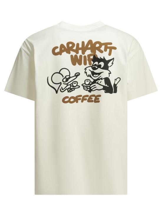 CARHARTT WIP White Short Sleeve T-Shirt Men’s Cotton Tee