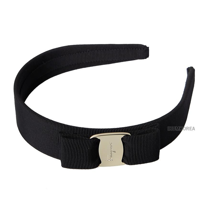 Ferragamo Vara Hairband Black Women’s Hair Accessory