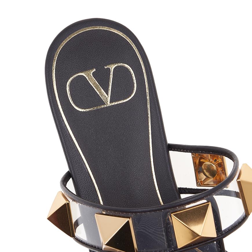 VALENTINO Garavani Women’s Roman Stud Sandals White Leather