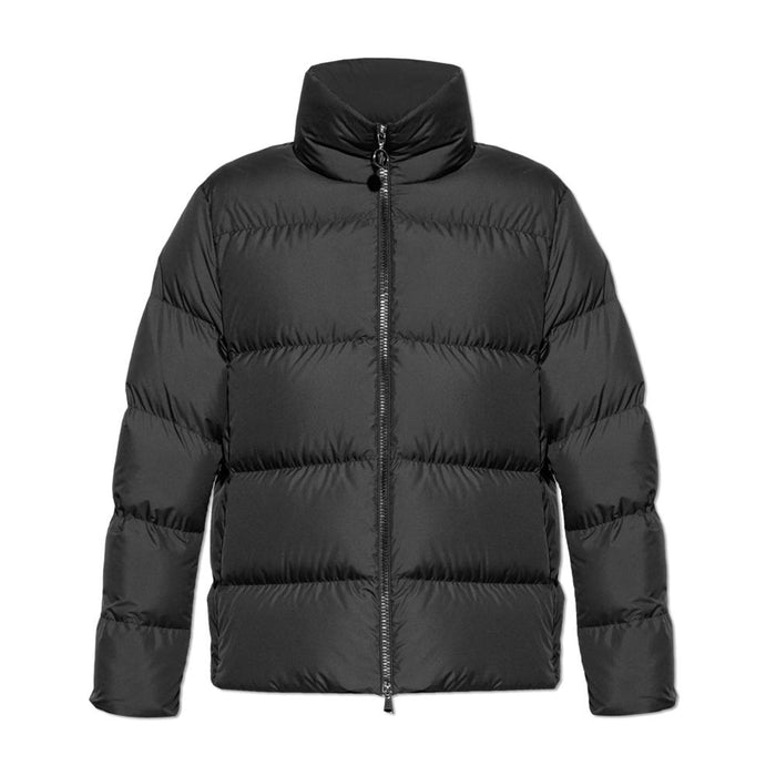 Moncler Black Logo Patch Down Puffer Jacket Women 1A00001 597YW 999