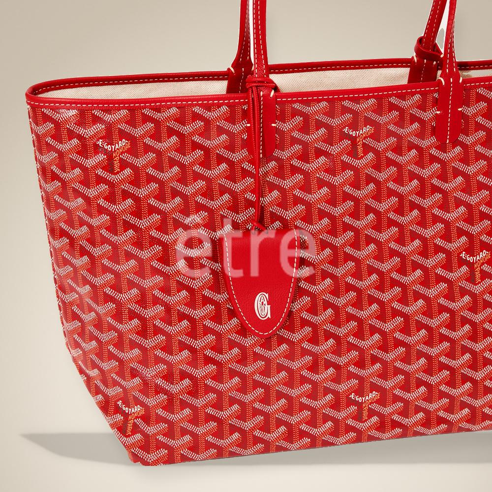 GOYARD Saint Louis PM Red Tote Bag for Women