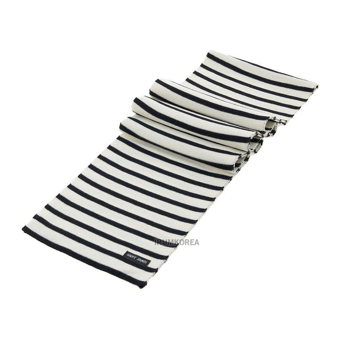 Saint James Unisex DUGUAY R Scarf ECUME NAVY