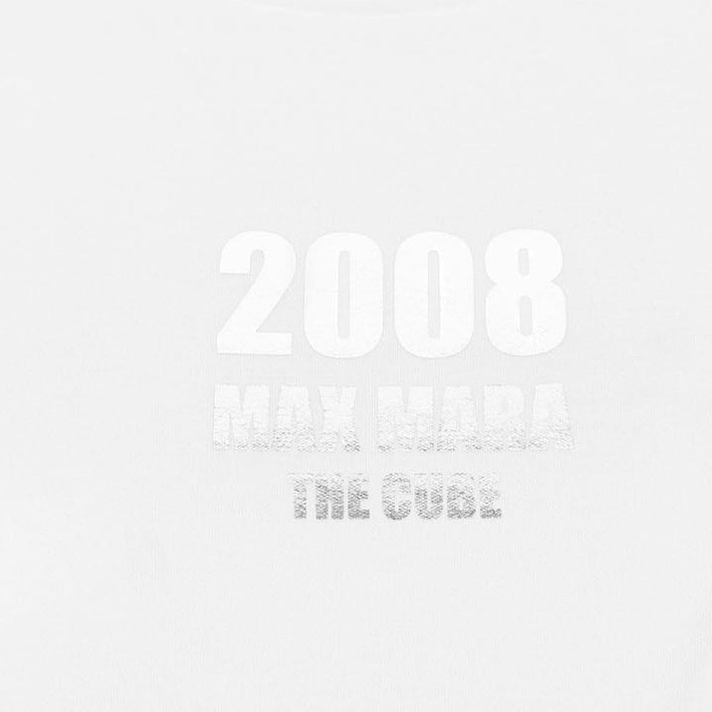 Max Mara Metallic Logo Short Sleeve T-Shirt 2519971011 001