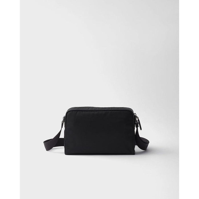PRADA Re-Nylon Saffiano Leather Crossbody Bag Black Men