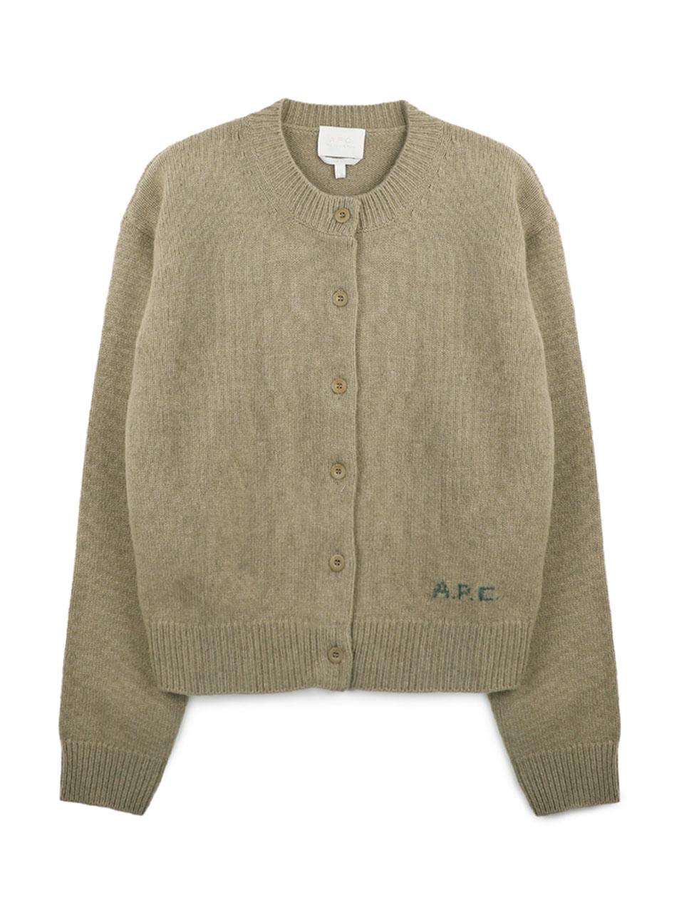 A.P.C. Women's Wool Crewneck Cardigan WOASW F22352 PBC