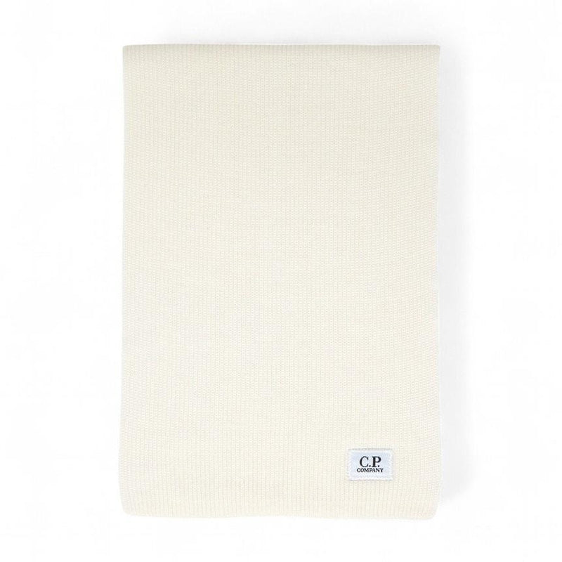 CP Company Men’s Wool Scarf White