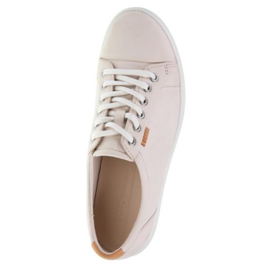 ecco Leather Low-Top Sneakers for Women 43000302378 LIMESTONE DOM