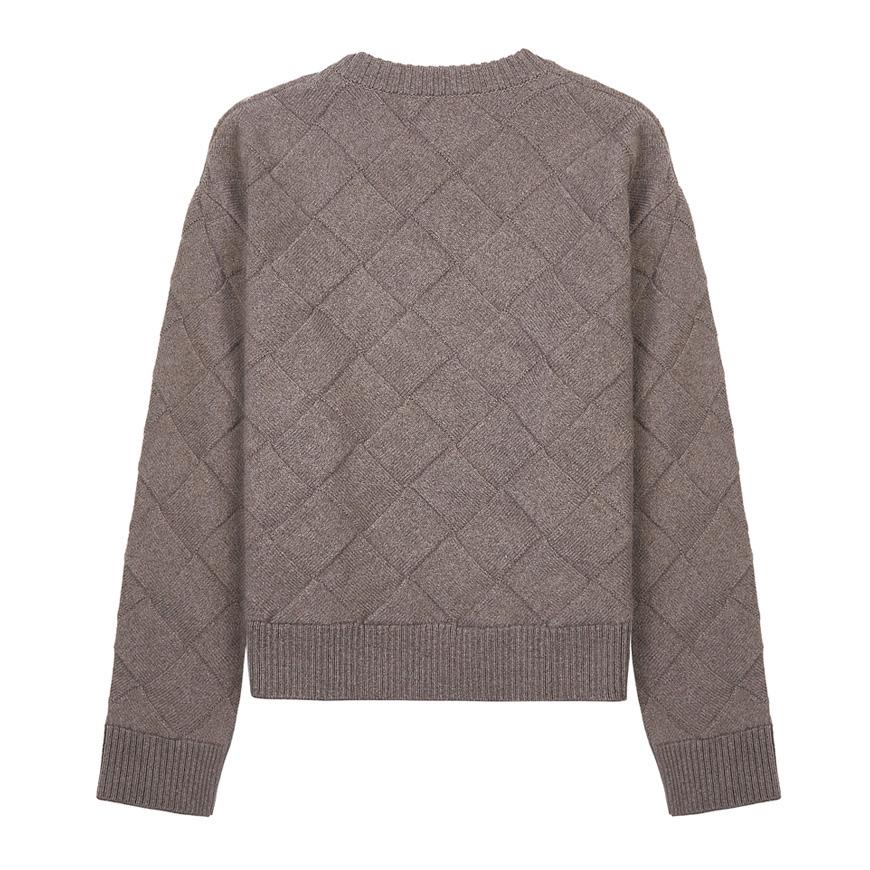Bottega Veneta Women’s Wool Intrecciato Crewneck Sweater