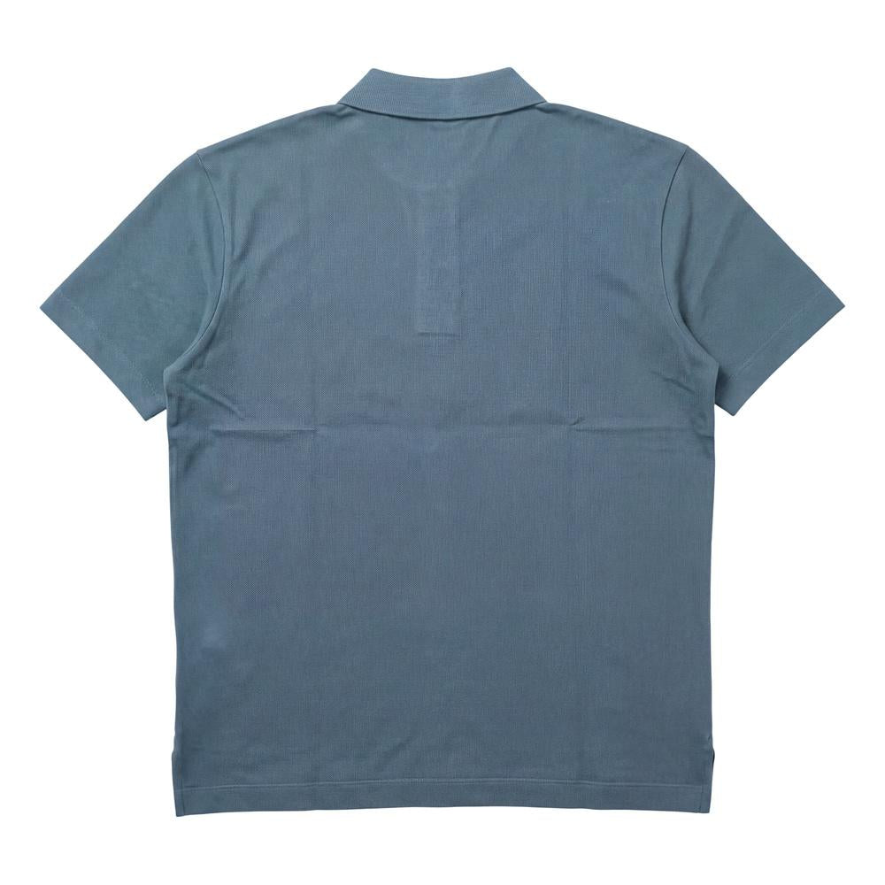 Maison Kitsune Bold Fox Head Logo Men's Short Sleeve Polo Shirt