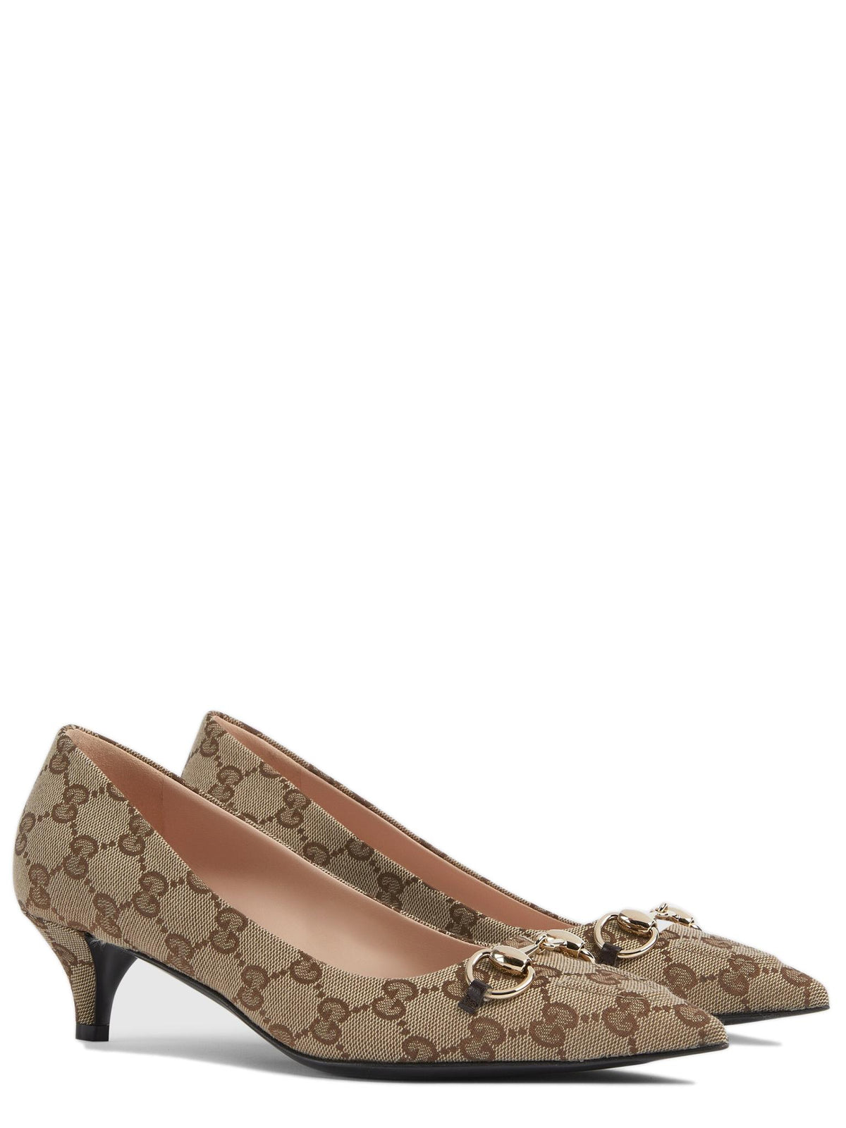 GUCCI Leather Mary Jane Flats Black