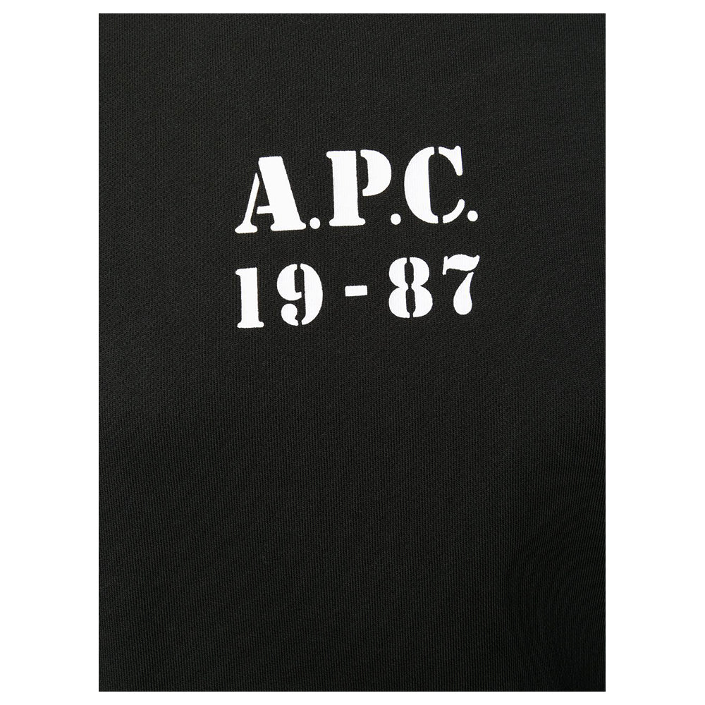 A.P.C. Melissa Logo Black Sweatshirt Women’s
