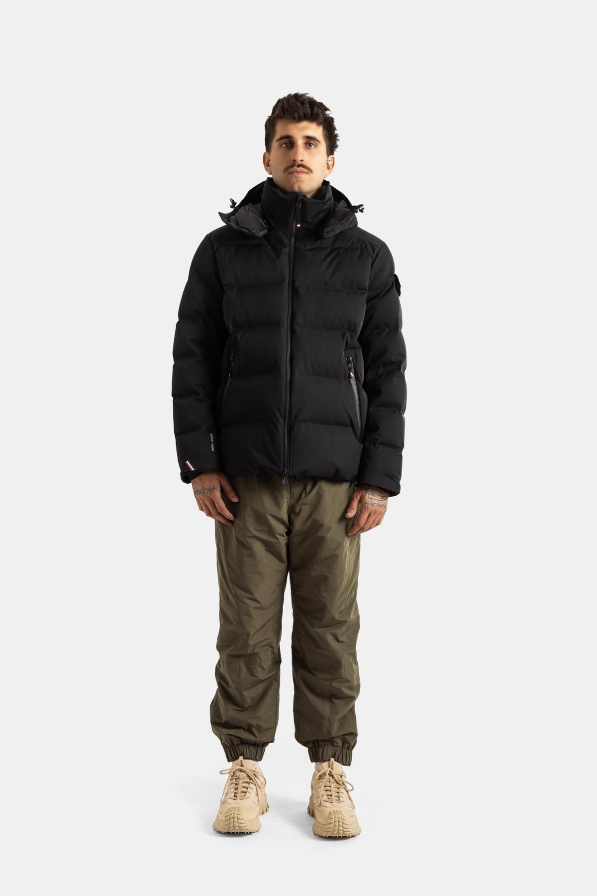 Moncler Black Down Puffer Jacket for Men