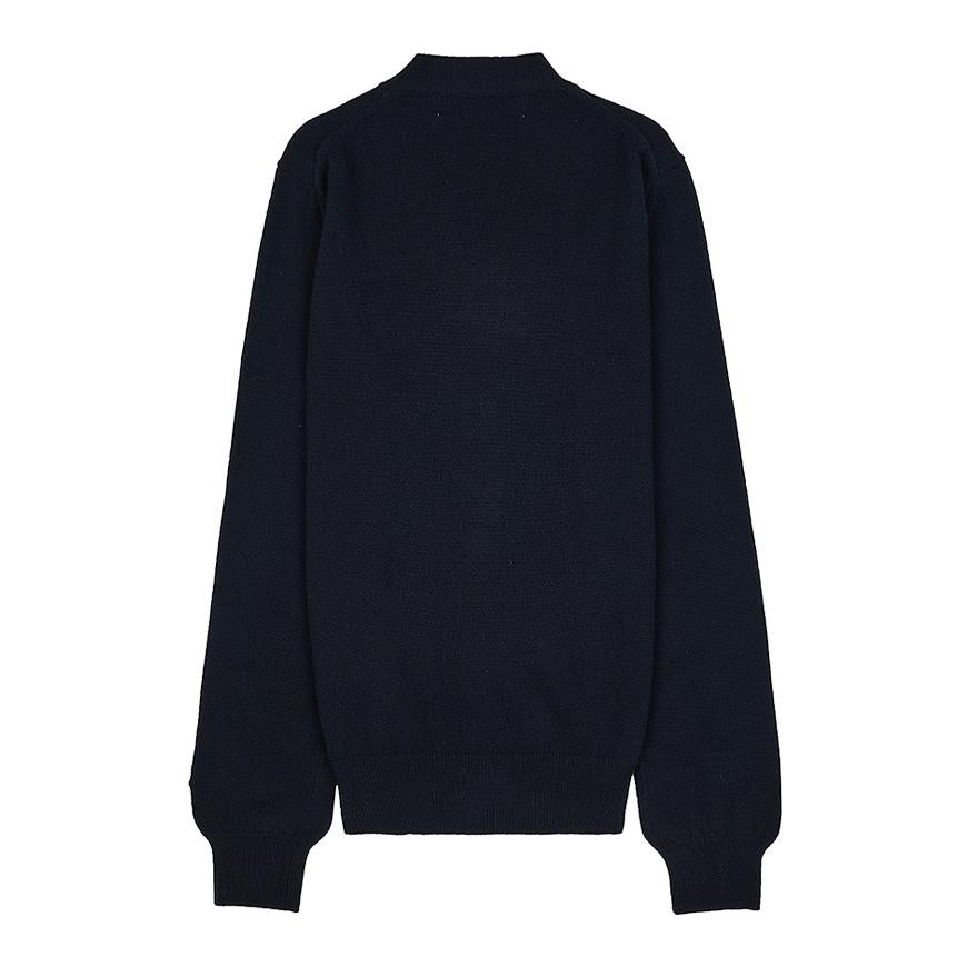 Comme des Garcons Invader Knit Cardigan Men P1N088 BLACK