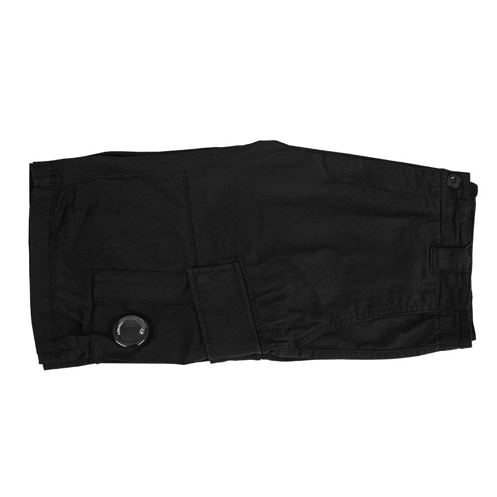 CP Company Lens Cargo Shorts Black Cotton Men’s