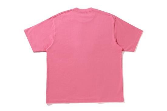 BAPE Pink Short Sleeve T-Shirt 001TEM801302 MPNK