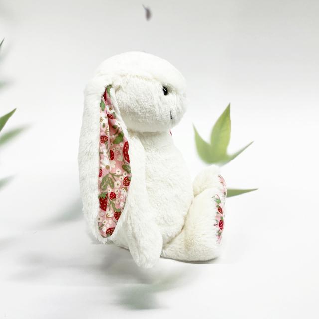 jELLYCAT Blossom Cream Bunny Berry Small Keyring