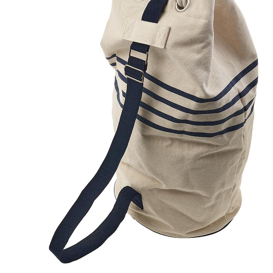 Saint James Unisex Straight Shoulder Bag Crossbody 0305 50 ECRU MARINE