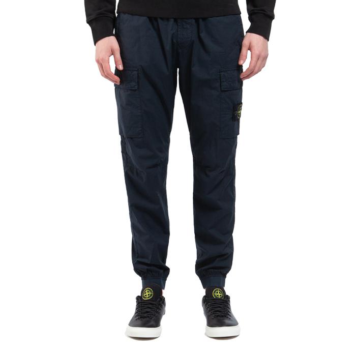 STONE ISLAND Stretch Cotton Tela Cargo Jogger Pants 3100031 S0003 V0020