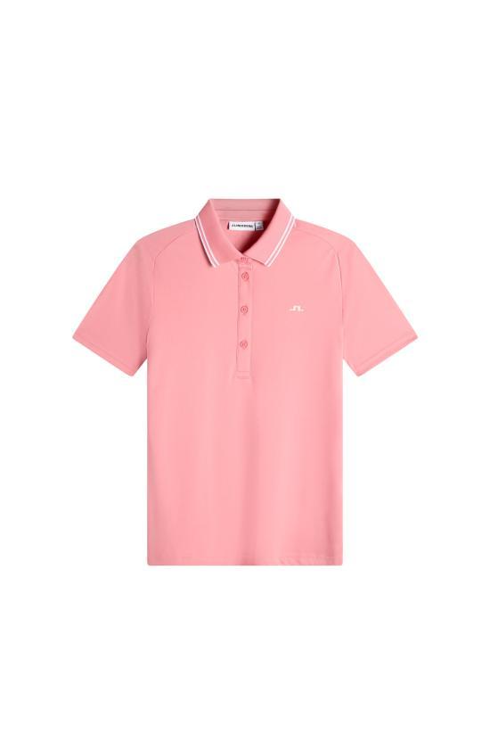 J LINDEBERG Flamingo Plume Polo Shirt for Women GWJT14808 S226
