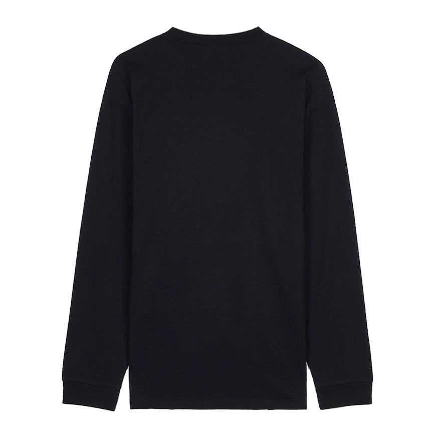 CARHARTT WIP Men’s Chase Long Sleeve T-Shirt Black Cotton