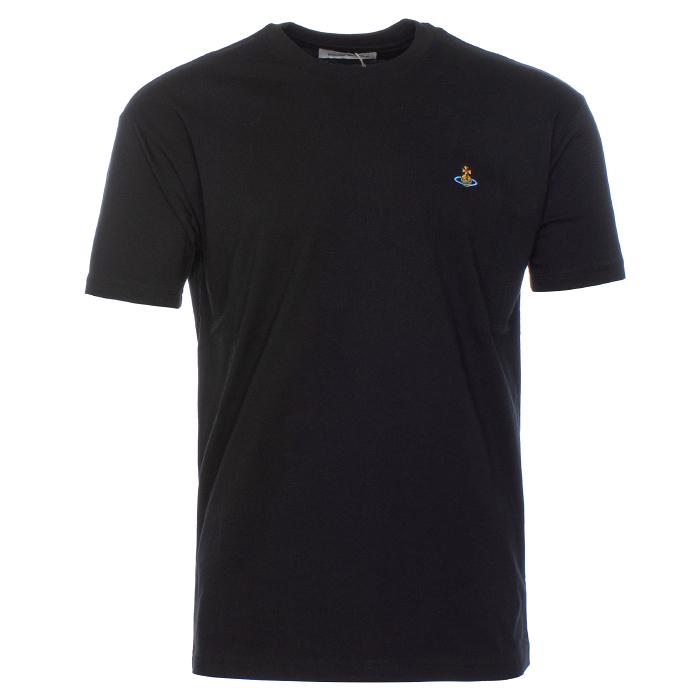 Vivienne Westwood ORB Logo Classic Black Cotton T-Shirt