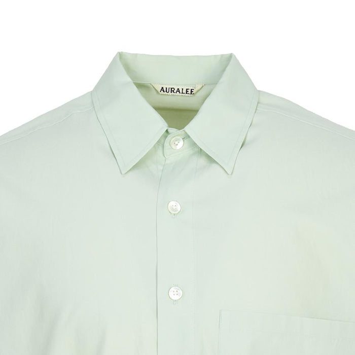 AURALEE Men’s Long Sleeve Shirt A25AS02TN LIGHT KHAKI