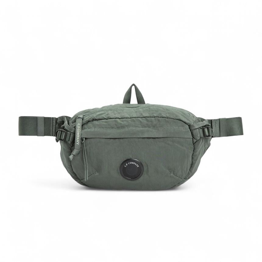 CP Company Unisex Nylon Waist Bag Crossbody Gray