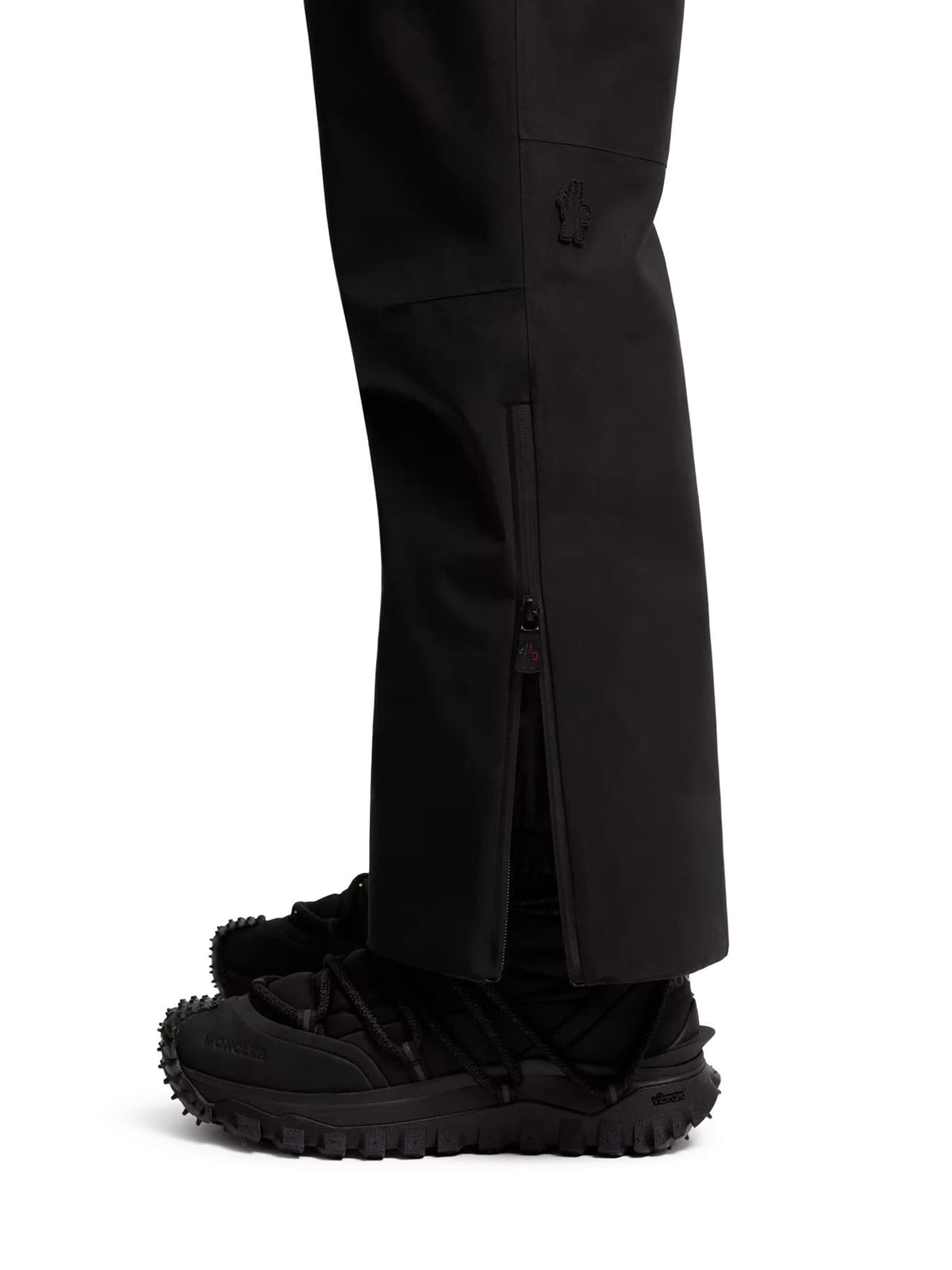 Moncler Black Wool Blend Suit Pants for Men