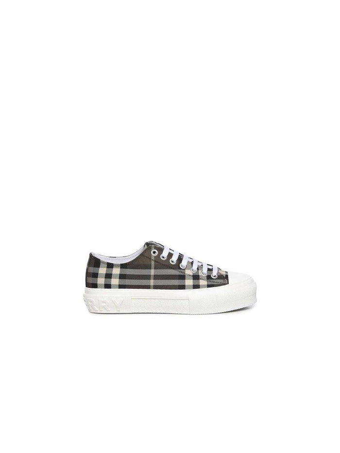 BURBERRY Check Nylon Blend Low Top Sneakers 8118854
