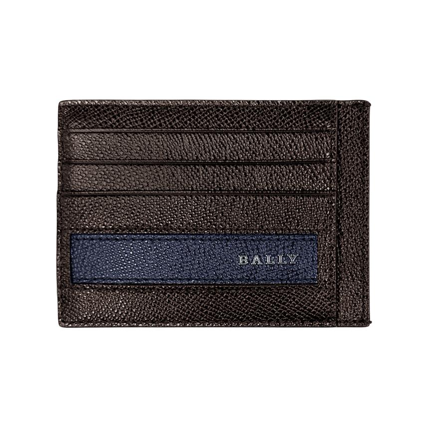 BALLY Men’s Dark Brown Leather Card Holder LORTYN 6225312