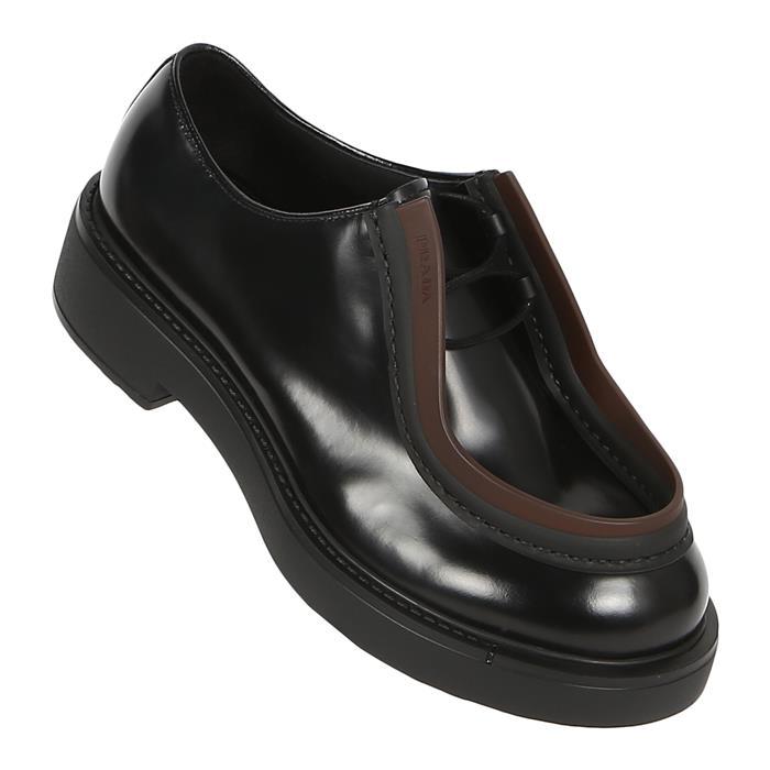 PRADA Brushed Leather Loafers 2EG421 055 F0807