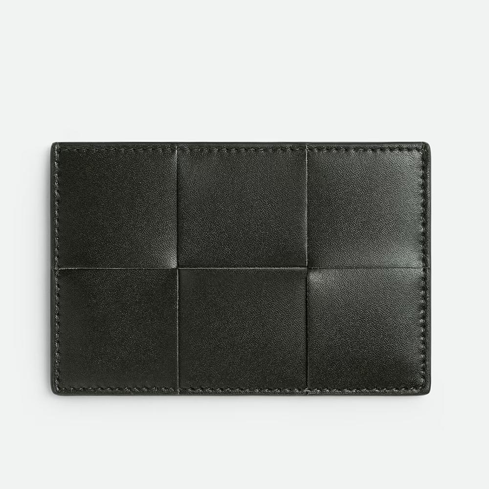 Bottega Veneta Cassette Card Case Dark Moss Cardholder
