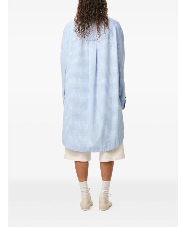 AMI Cotton Ami de Coeur Wide Shirt Dress