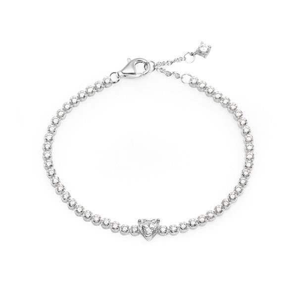 PANDORA Sparkling Pave Silver Tennis Bracelet 590041 C01
