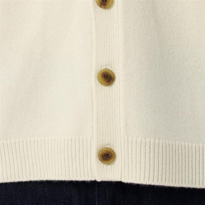 Maison Kitsune Fox Head Intarsia Merino Wool Cardigan