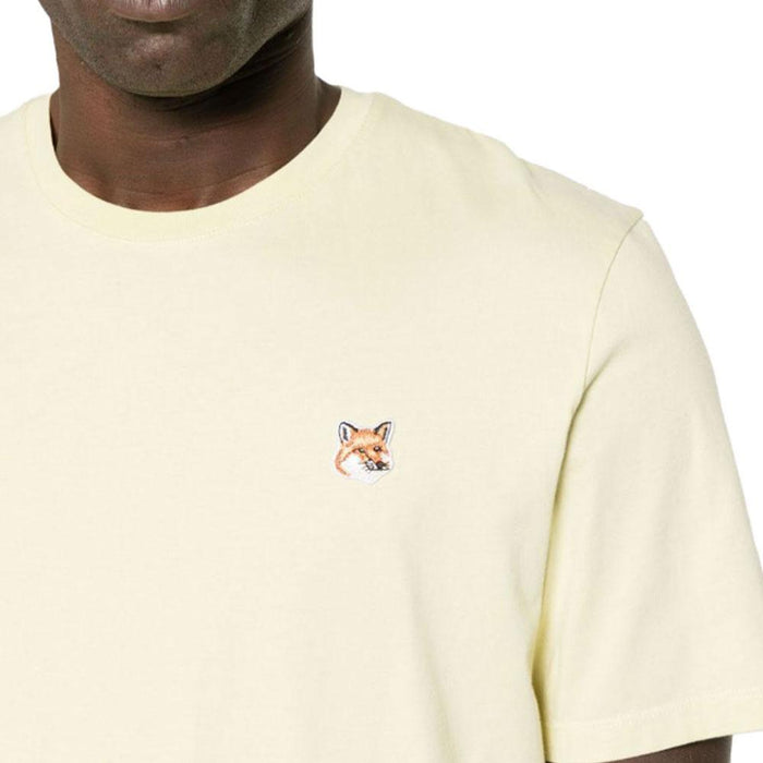 Maison Kitsune Fox Head Patch Regular T-Shirt Navy Cotton Me LM00104 KJ0008 P712