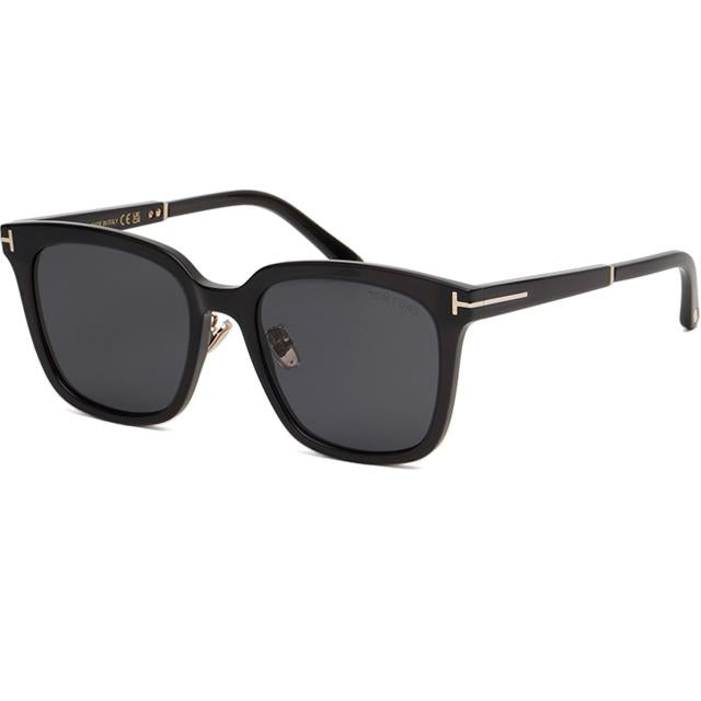 TOM FORD Black Acetate Unisex Asian Fit Sunglasses TF1245 K 20A