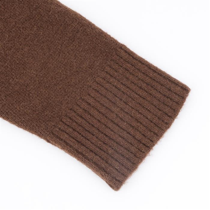 AMI Big Heart Logo Alpaca Crewneck Knit Sweater for Men
