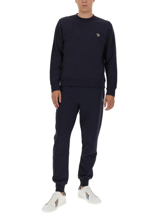 Paul Smith Men’s Sweatshirt M2R027RKZEBRA49 BLUE DOM