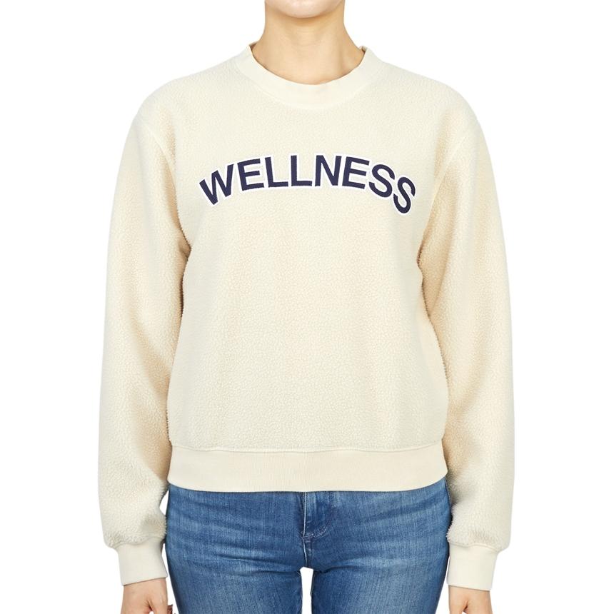 SPORTY&RICH Women’s Crewneck Sweatshirt Cream