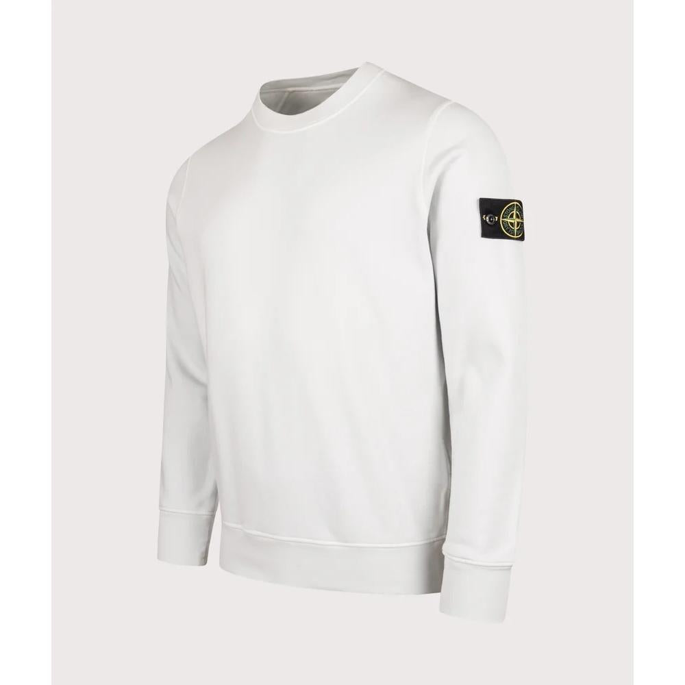 STONE ISLAND Cotton Fleece Crewneck Sweatshirt Men’s Navy