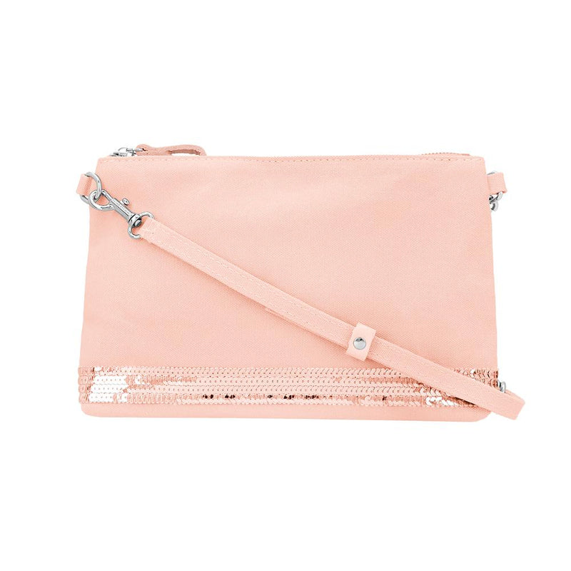 Vanessa Bruno Sequin Zip Clutch Crossbody Bag for Women 0PVE01 V41071 351