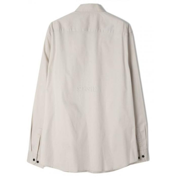 Theory Irving MltHanson Tw Pocket Patch Long Sleeve Shirt N0674501 E0S
