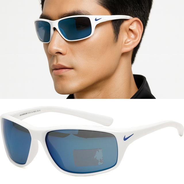 Nike Adrenaline Blue Mirror Sports Sunglasses Unisex EV1134 144