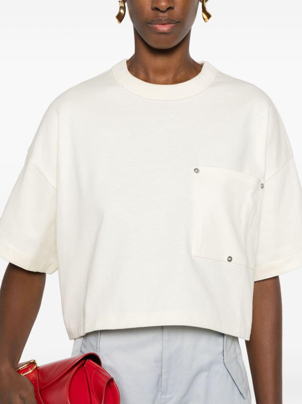 Bottega Veneta Black Cotton Short Sleeve T-Shirt