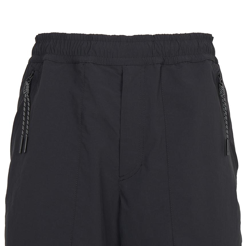 Moncler Men's Black Cropped Shorts