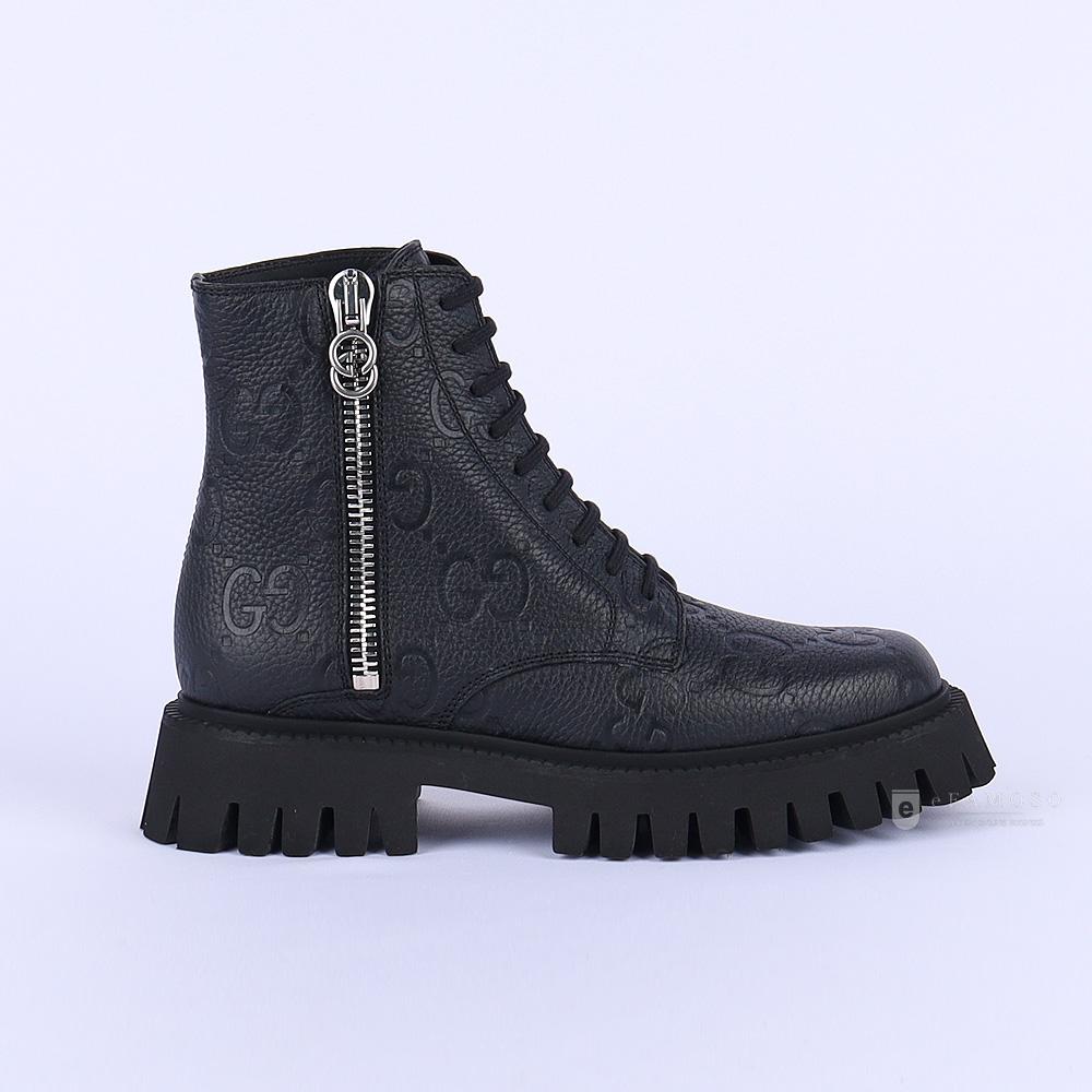 GUCCI Women’s Allover GG Ankle Boots Black